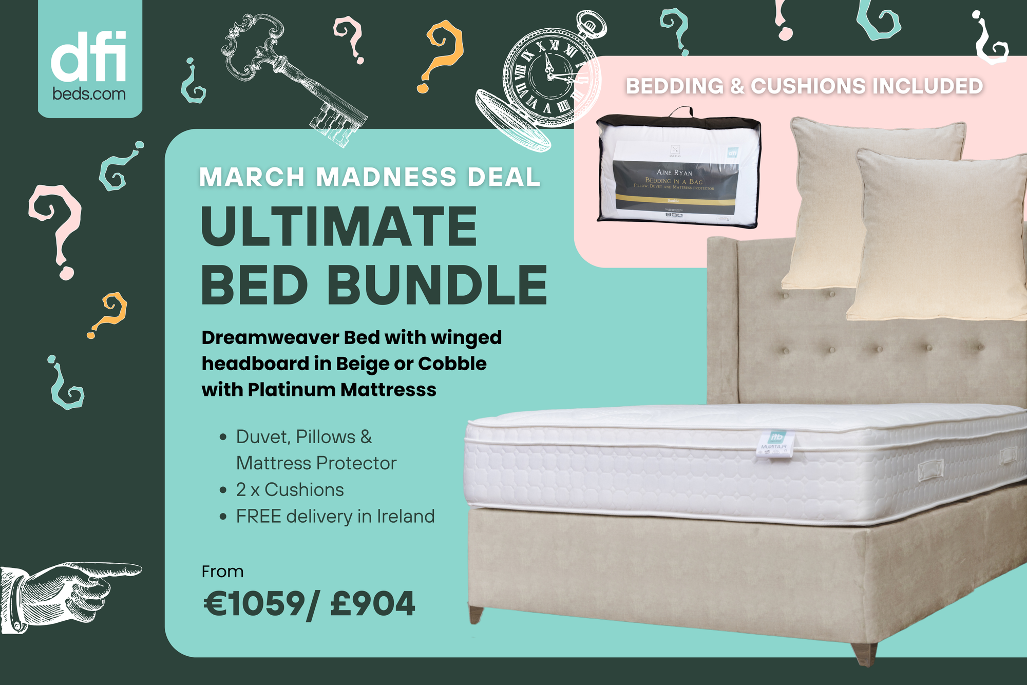 March Madness - Ultimate Bundle - Dreamweaver Bed with Platinum Mattress and More